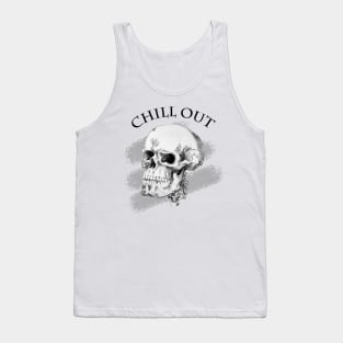 Chill Out Skull Tank Top